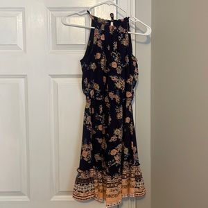 Short flower dress